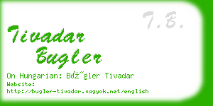 tivadar bugler business card